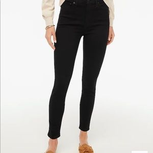 NWT JCREW 9” mid-rise Skinny black jeans 26P
